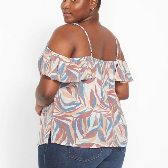 Lane Bryant Classic Cold-Shoulder Cami Top With Adjustable Straps Sz 20 NWT - Picture 7 of 10